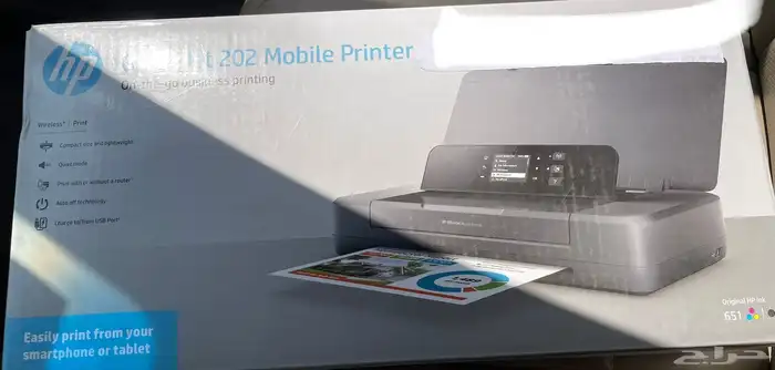 جديده طابعة HP وأي في و بلوتوث في كرتونها 0