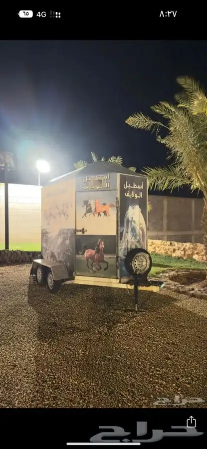 عربة لنقل الخيل متاوجده في الشرقيه 0