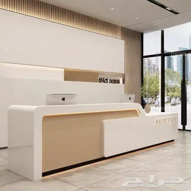 كاونتر استقبال - ريسبشن استقبال - ديكور استقبال 5