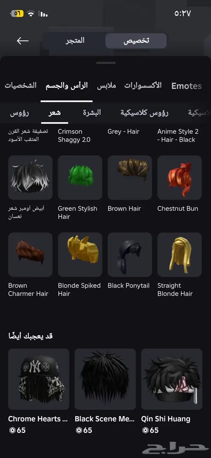 حساب روبلوكس فيه نوادر من ملابس و مابات 12