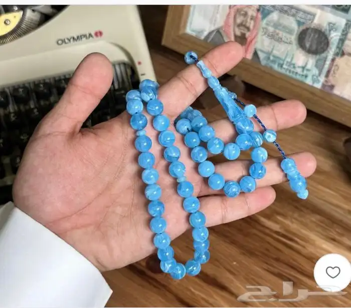 سبحة بكلايت بحري ازرق فخم 0