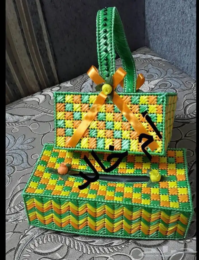 تلبيسة علب مناديل 0