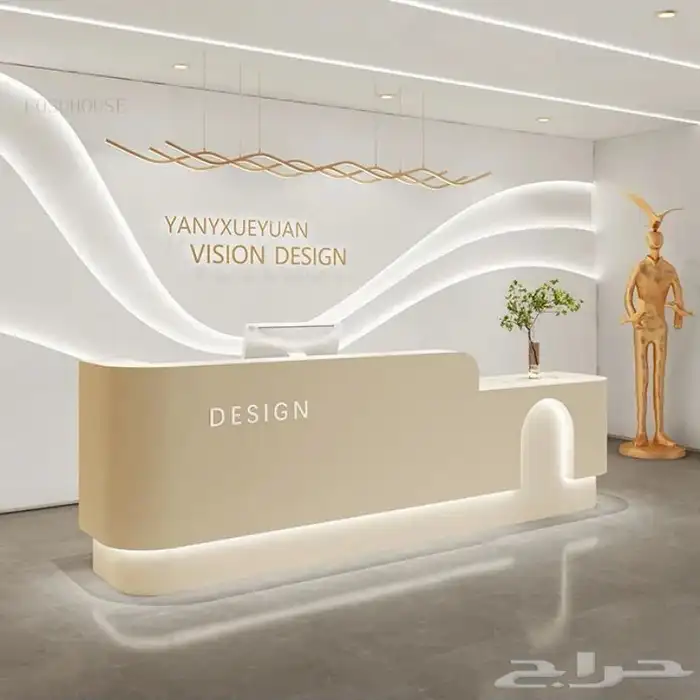 كاونتر استقبال - ريسبشن استقبال - ديكور استقبال 44