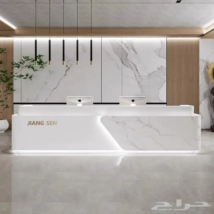 كاونتر استقبال - ريسبشن استقبال - ديكور استقبال 14