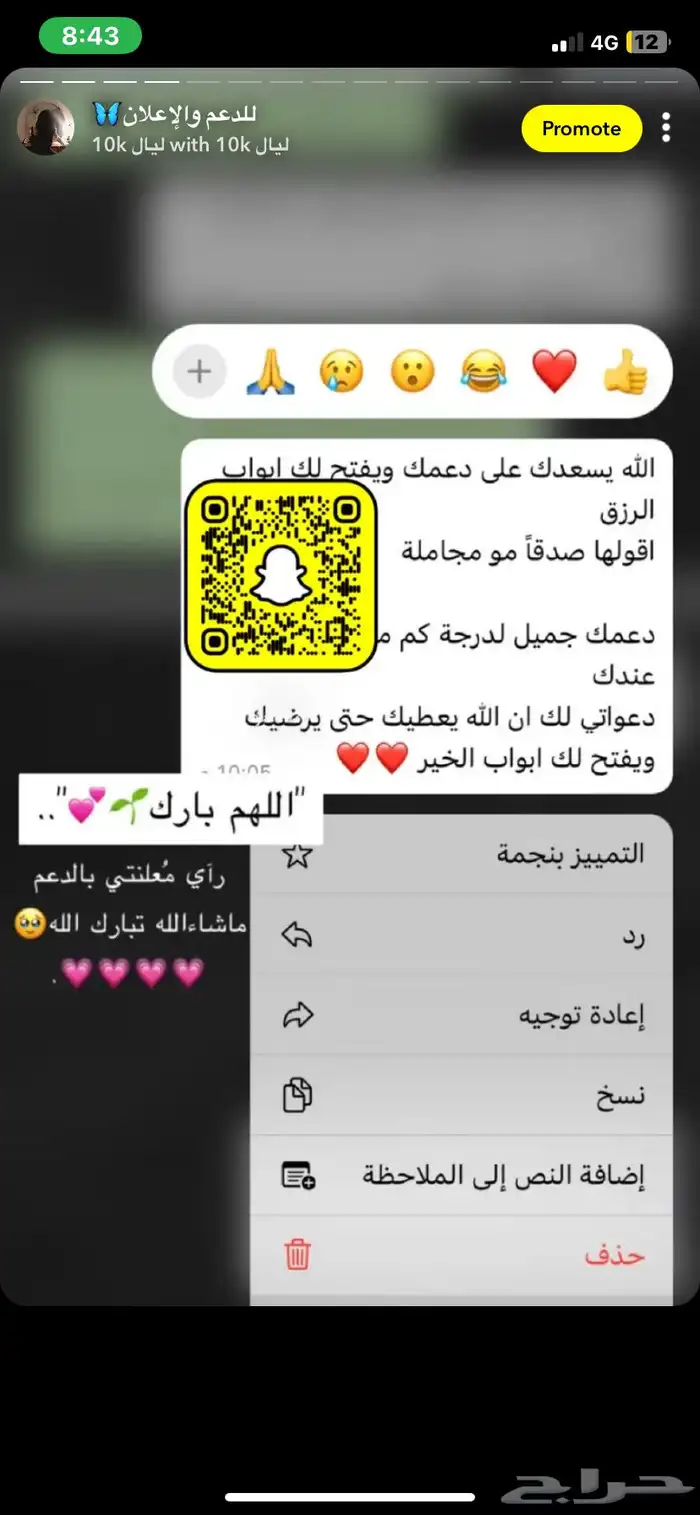 دعم اضافات سناب شات 4