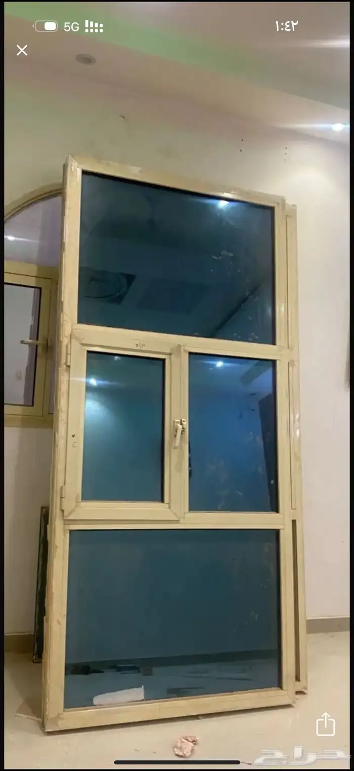 دريشه المنيوم عرض4 متر وارتفاع 2ونص متر دبل عاكس 0
