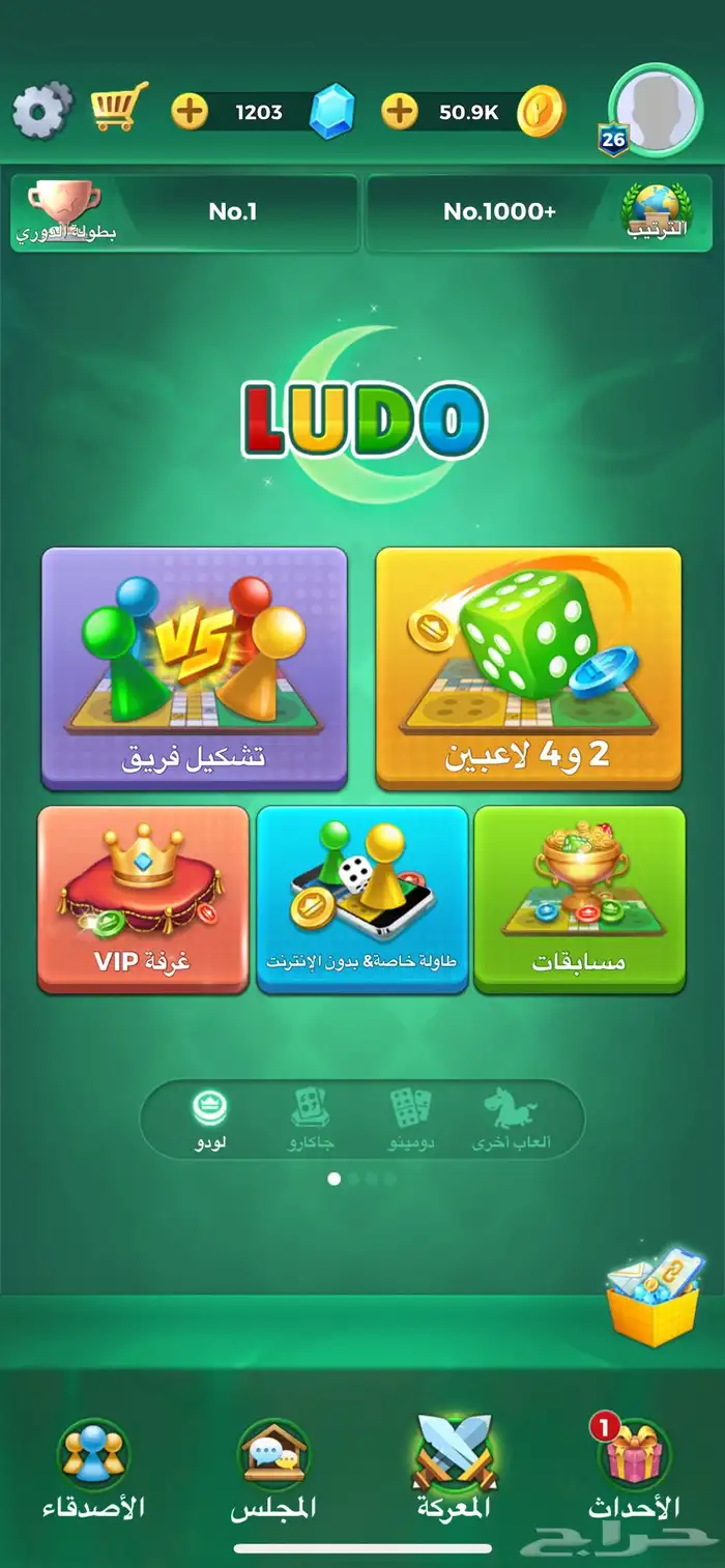 حساب لودو للبيع 1