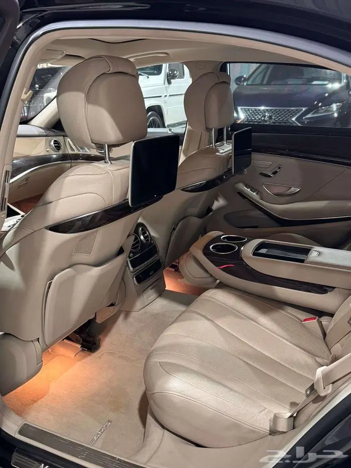 مرسيدس بنز 2019 فئة S450 أزرار 4 أسود ملكي بيج 11