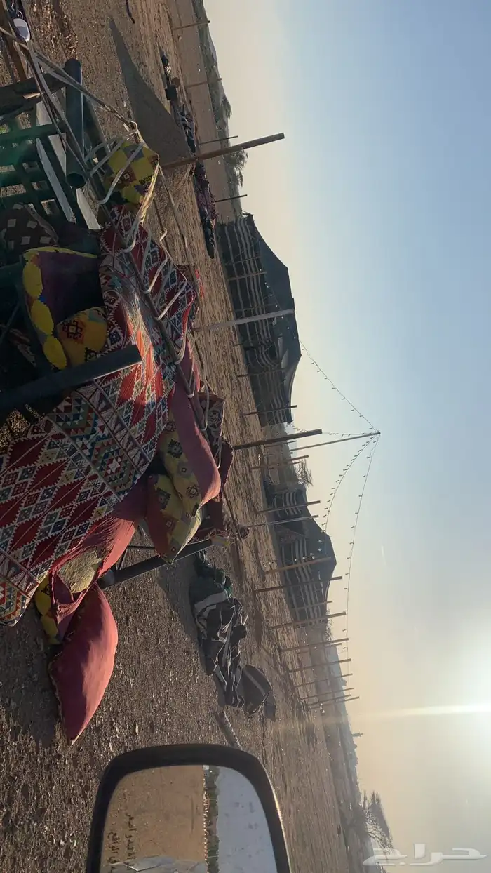 اغراض مخيم للبيع مع دبابات وماطور 0