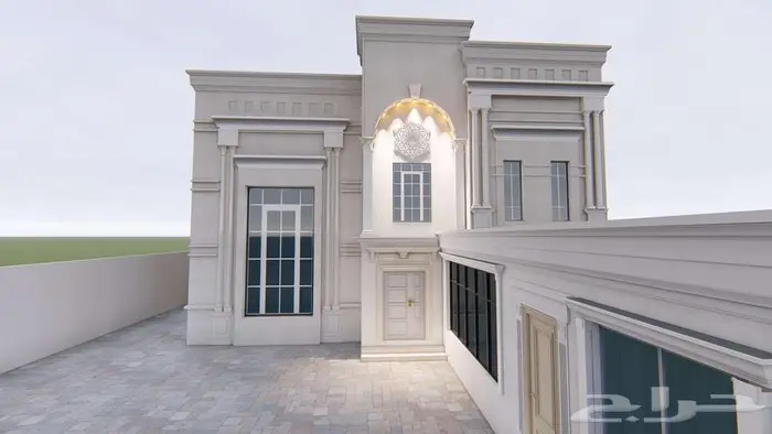 تصميم خارجي واحهات ثري دي 3d 2