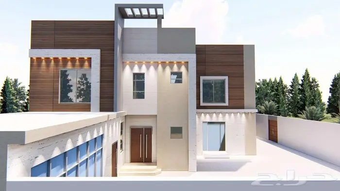 تصميم خارجي واحهات ثري دي 3d 4