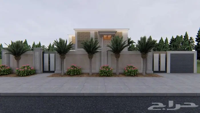 تصميم خارجي واحهات ثري دي 3d 12