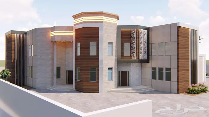 تصميم خارجي واحهات ثري دي 3d 1