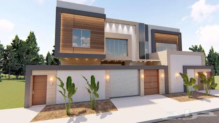 تصميم خارجي واحهات ثري دي 3d 6