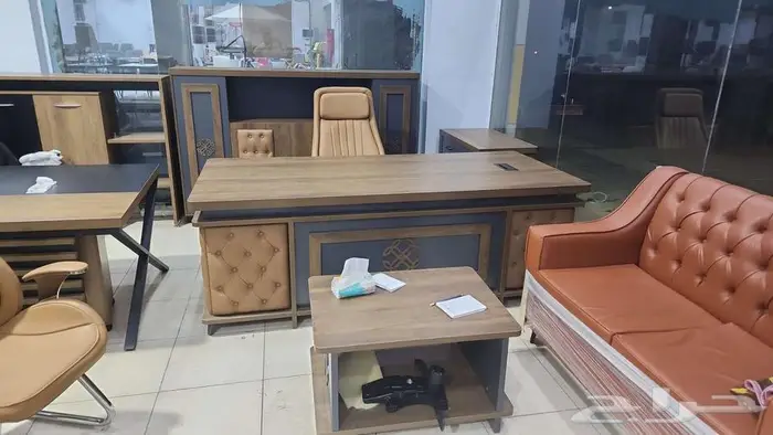 Modern luxury office furniture administrative desks chairs 89
