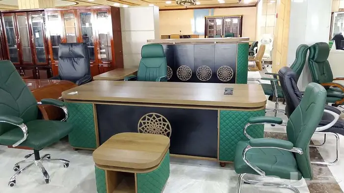 Modern luxury office furniture administrative desks chairs 96