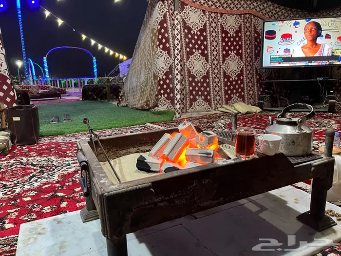 مخيم الأمراء بالدمام جاهز للتأجير عام 1447 مع تأجير دبابات 16