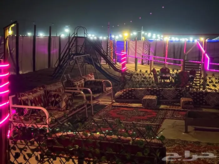 مخيم الأمراء بالدمام جاهز للتأجير عام 1447 مع تأجير دبابات 18