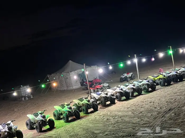 مخيم الأمراء بالدمام جاهز للتأجير عام 1447 مع تأجير دبابات 38