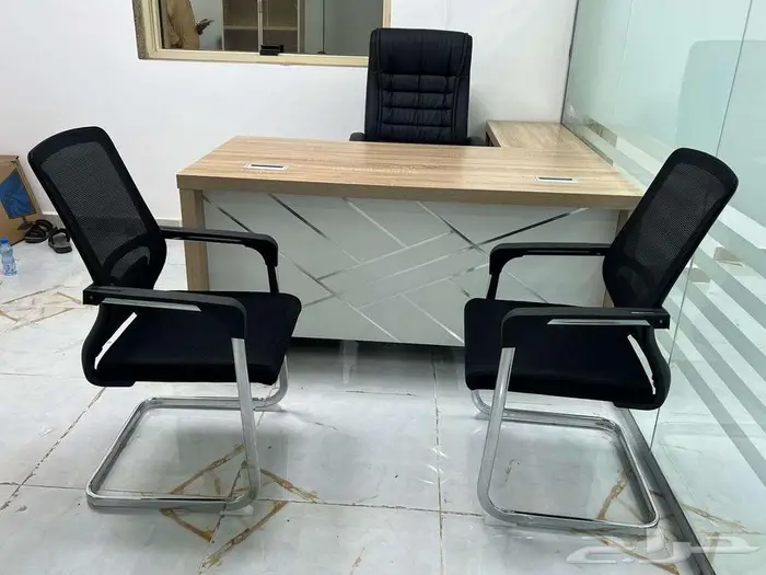 Modern luxury office furniture administrative desks chairs 75