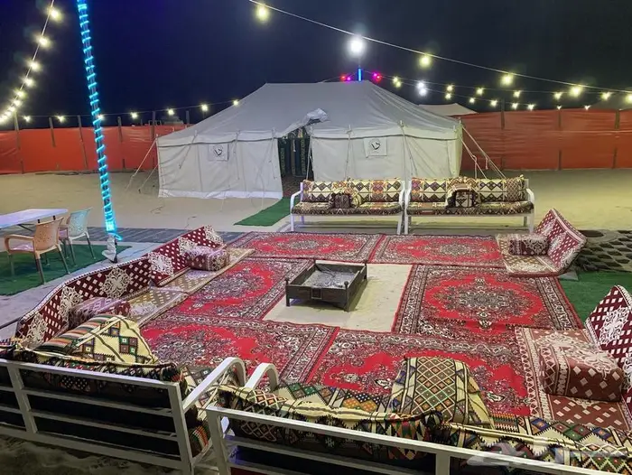 مخيم الأمراء بالدمام جاهز للتأجير عام 1447 مع تأجير دبابات 5