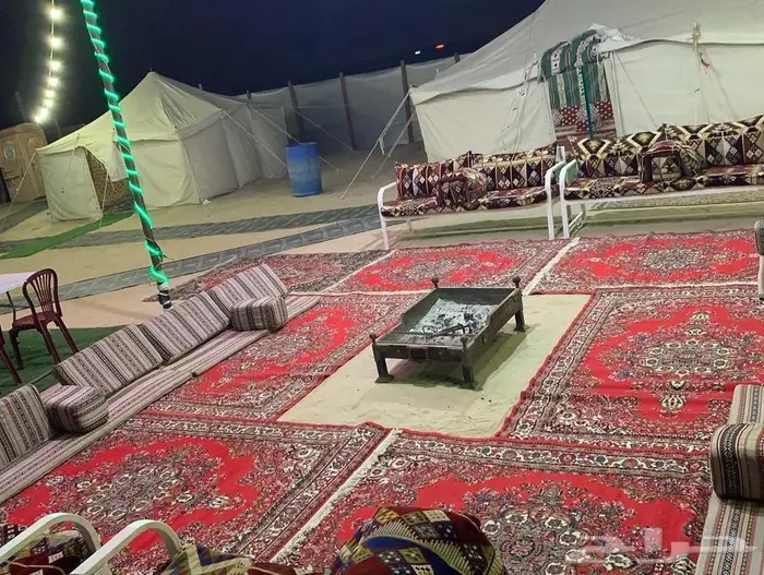 مخيم الأمراء بالدمام جاهز للتأجير عام 1447 مع تأجير دبابات 10