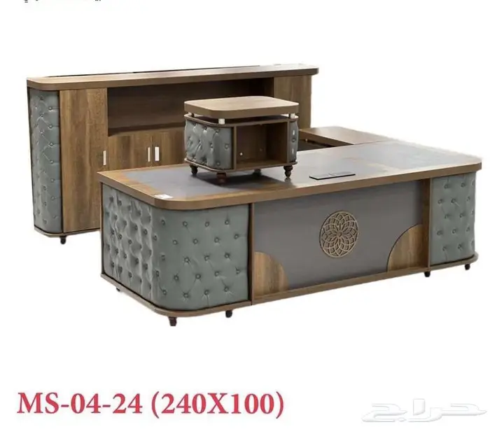 Modern luxury office furniture administrative desks chairs 0