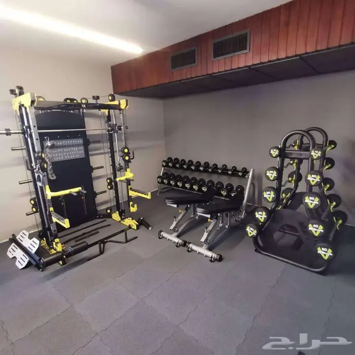 طقم باربل مستقيم ومتعرج barbell 1