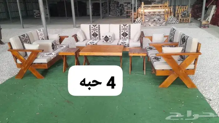 جلسات خارجية - كراسي حديد - كراسي خشب 20
