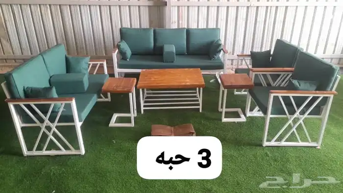 جلسات خارجية - كراسي حديد - كراسي خشب 23