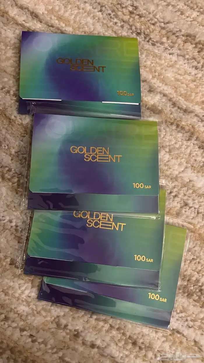 قسايم 100 ريال من GOLDEN SCENT 0