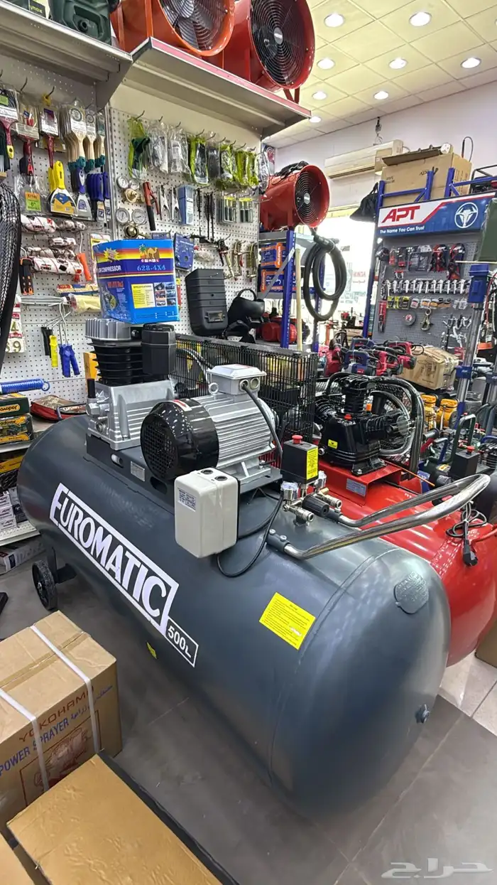 كمبروسر ماطور هواء 500 لتر قوة الماطور 7.5 hp عرض لمده محدود 3
