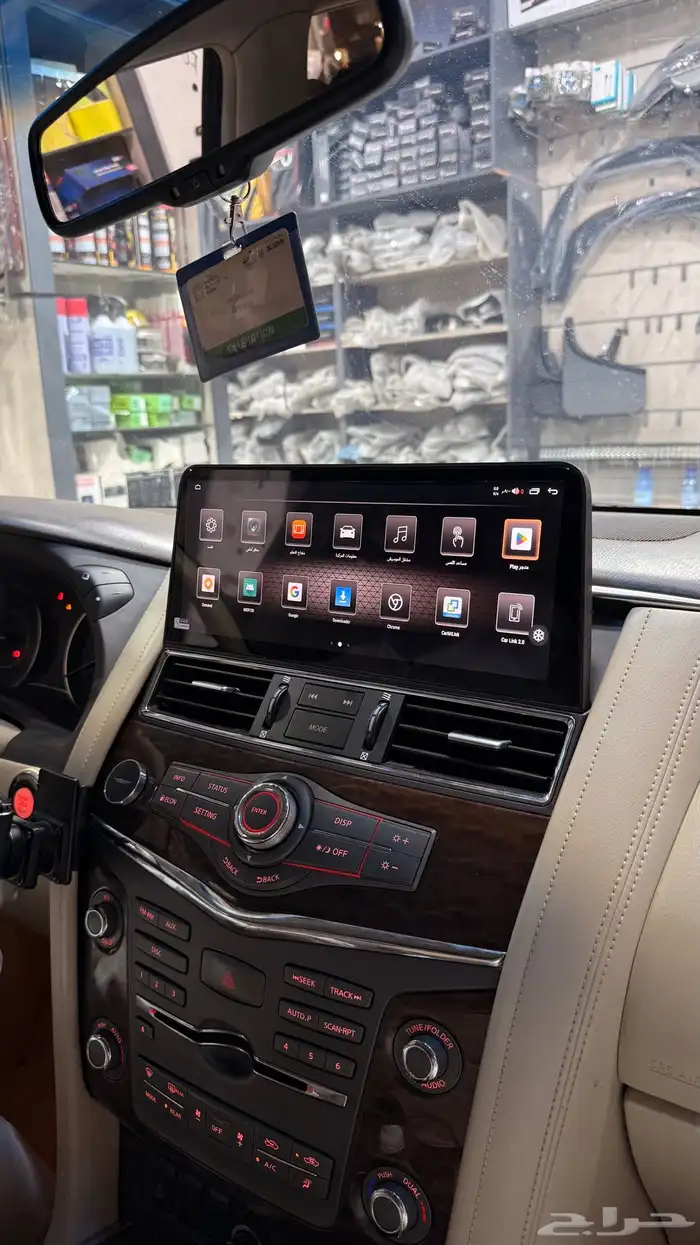 شاشة نيسان باترول احدث وأفضل شي للنيسان الباترول 2010-2019 1