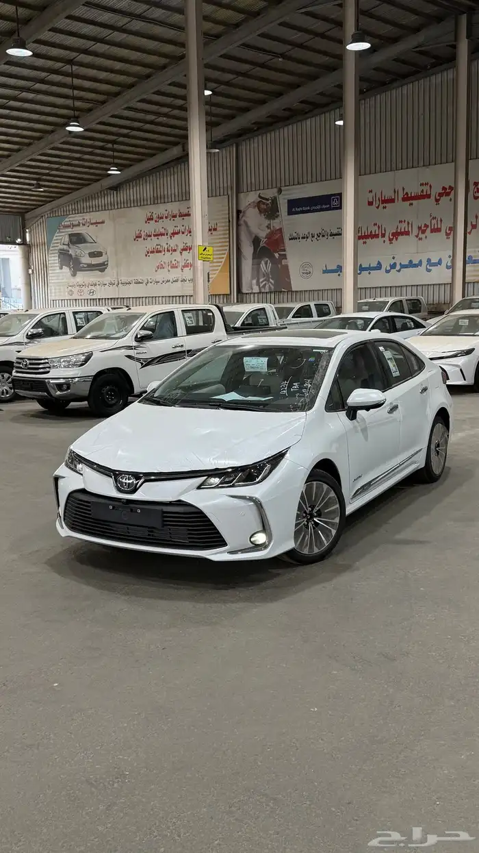 تويوتا كورولا XLI فتحة سقف بصمة 2025 وارد الوكيل 0