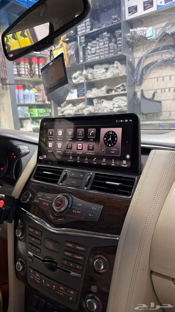 شاشة نيسان باترول احدث وأفضل شي للنيسان الباترول 2010-2019 0