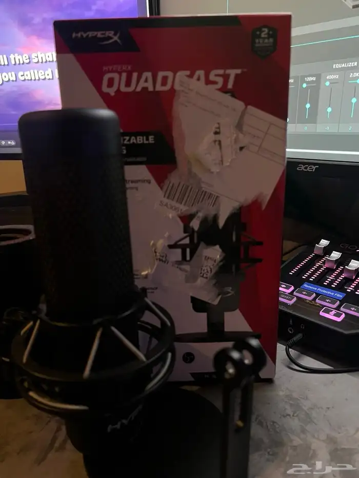 مايك هايبر اكس Mic Hyperx Quadcast S 1