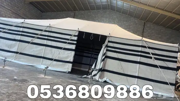 بيوت شعر - بيت شعر ابيض تركي خياطة يدوية - خيام شعر 14