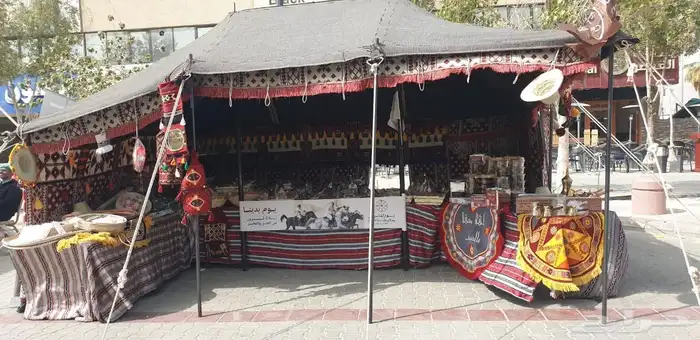 بيت شعر و عربة تراثيه قديمه متحركة 2