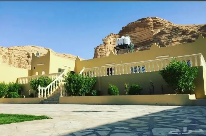 للإيجار استراحه منتجع نور الدانة بالقرب من مشروع القدية 1