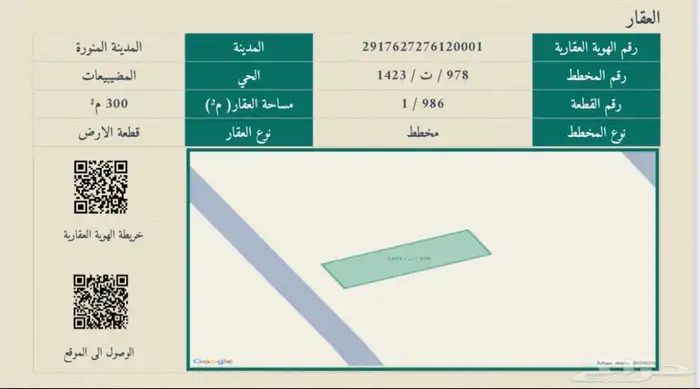 أرض للبيع مخطط الصويدرة الاول شارع 20م ب 66 الف 1