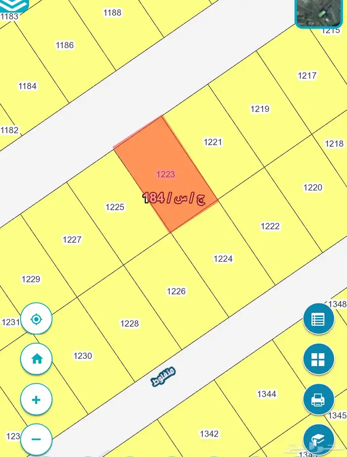 ارض بحي الرياض مساحة 900 م على شارع 25 شمالي 1