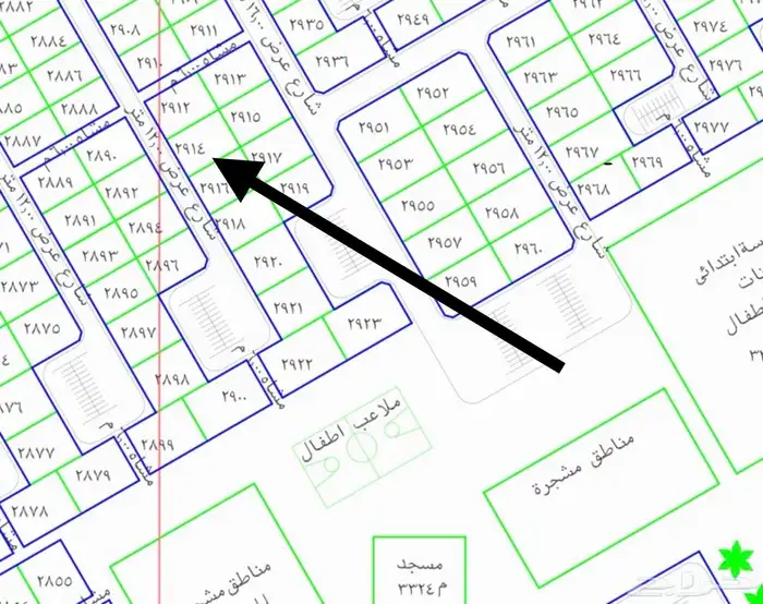 أرض للبيع مخطط ابيار الماشي ب 120 الف 0