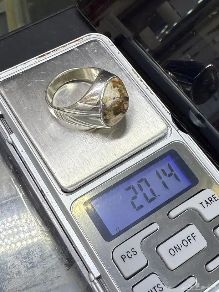 خاتم داوودي يماني فضة 925   199 ريال 9