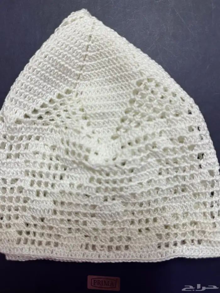 طاقية خليجية كروشية 0