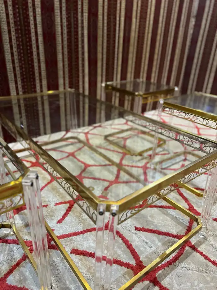 طقم طاولات فاخر 5 قطع 2