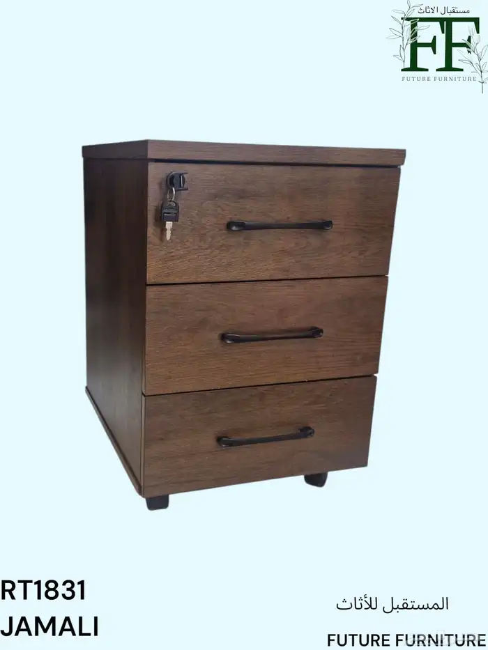 small storage wooden box   3-drawer storage unit 3
