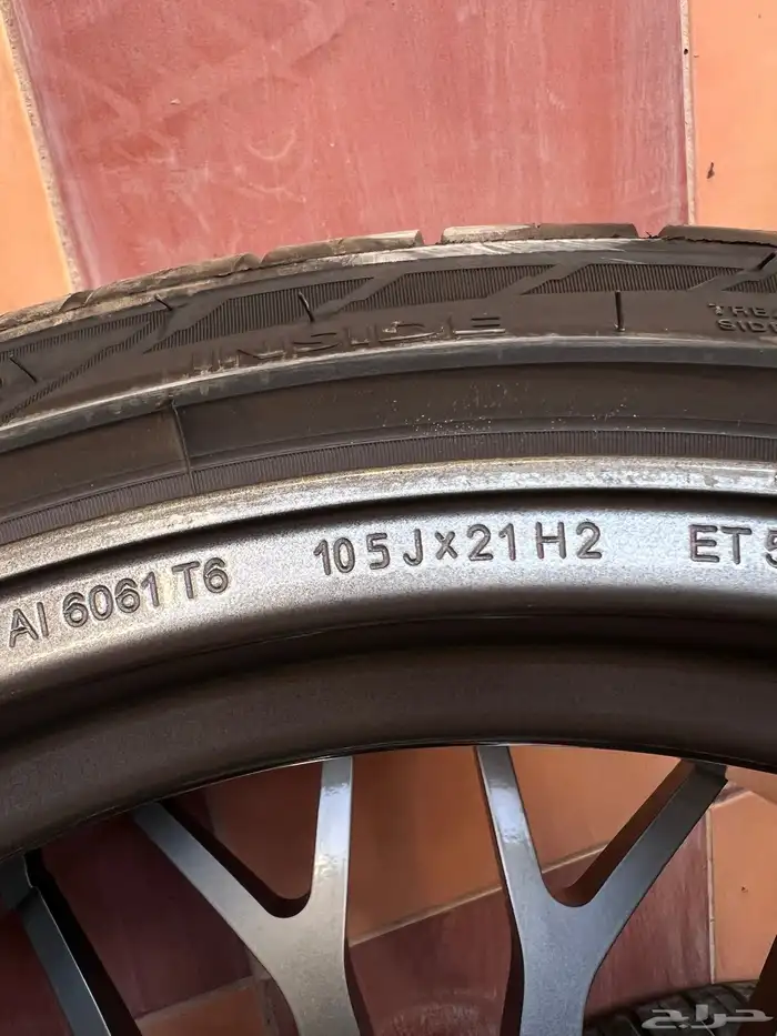 للبيع جنوط مرسيدس برابوس 21 اصليه مع الكفرات نظيفه جدا 6