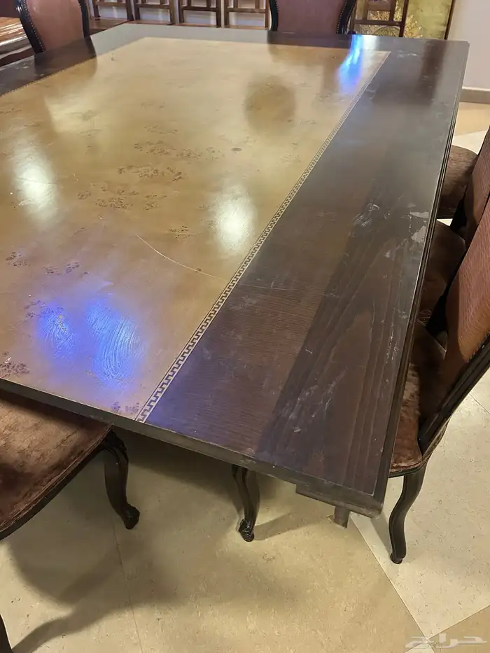 Dining or conference table with 8 chairs 0
