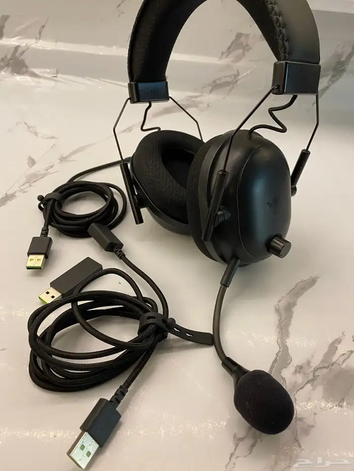 سماعة رأس RAZER مع الذاكرة والاسلاك. أصلية وجديدة .. 2