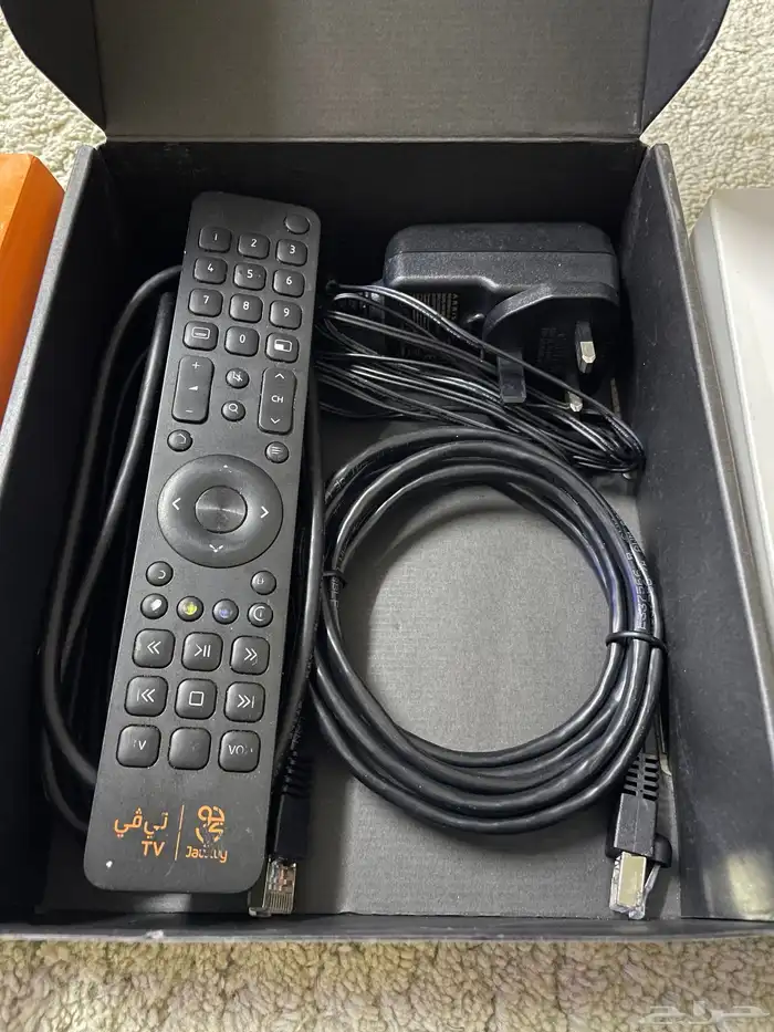 2 مودم فايبر stc ألياف جديد ومستعمل و 2 رسيفر جويtv 17